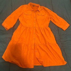 millenium button down dress